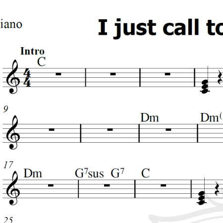 I just call to say I love you - Stevie Wonder - Cifra