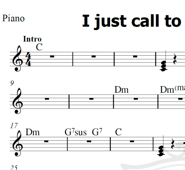 I just call to say I love you - Stevie Wonder - Cifra