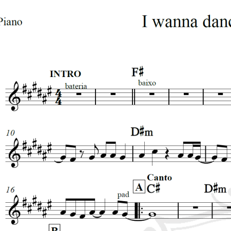 I wanna dance with somebody - Whitney Houston - Cifra