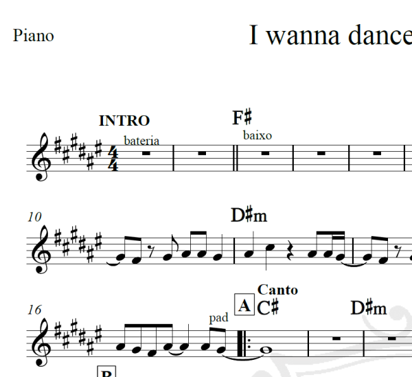 I wanna dance with somebody - Whitney Houston - Cifra