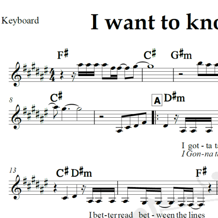 I want to know what love is - Mariah Carey - Arranjo Coral