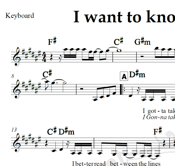 I want to know what love is - Mariah Carey - Arranjo Coral