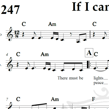 If I can dream - Elvis Presley - Arranjo Coral