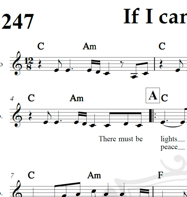 If I can dream - Elvis Presley - Arranjo Coral