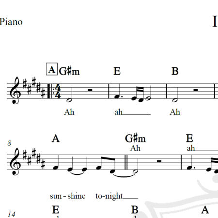 If you - Magic box - Piano/Vocal