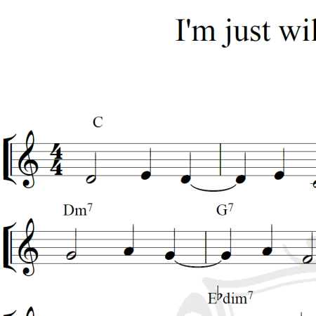 I'm just wild about Harry - Piano