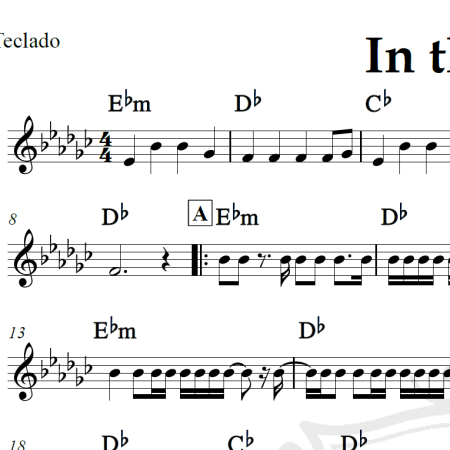 In the end - Linkin Park - Piano/Vocal