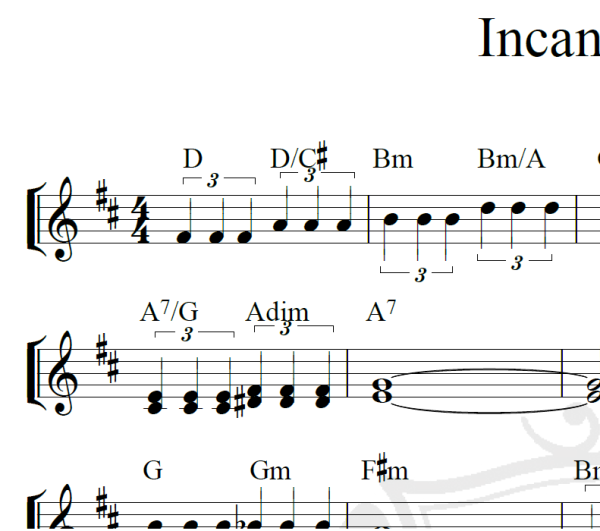 Incantésimo - Piano