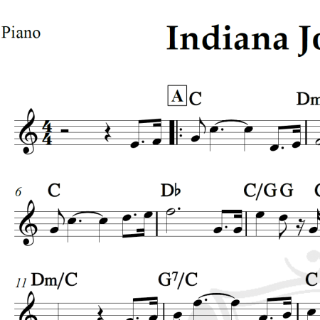 Indiana Jones Theme - Piano