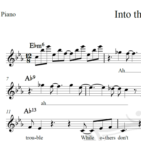 Into the unknow - Aurora e Idina Menzel - Piano/Vocal