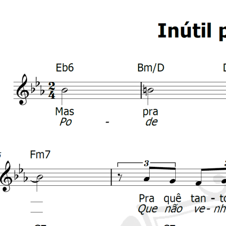 Inútil paisagem - Tom Jobim - Piano/Vocal