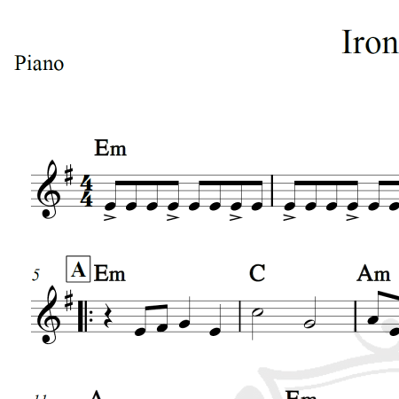 Iron man 3 - Piano