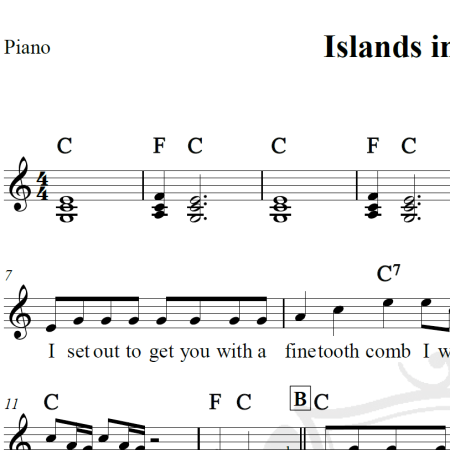 Islands in the stream - Kenny Rogers e Dolly Parton - Piano/Vocal