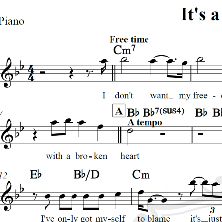 It's a hard life - Queen - Piano/Vocal