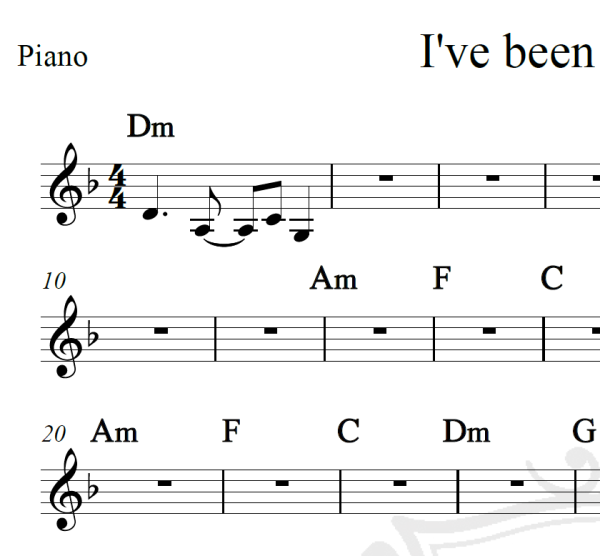 I've been losing you - A-ha - Cifra