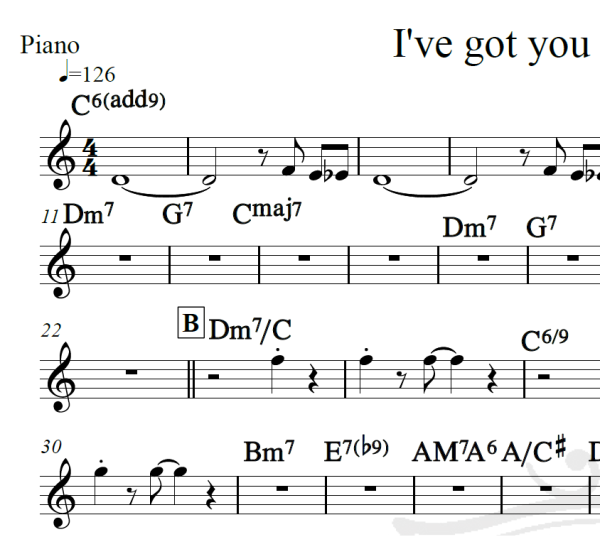 I've got you under my skin - Cifra