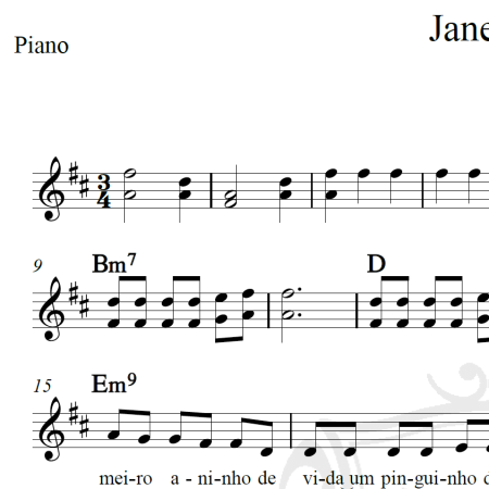 Janelinha - Zé Neto e Cristiano - Piano/Vocal