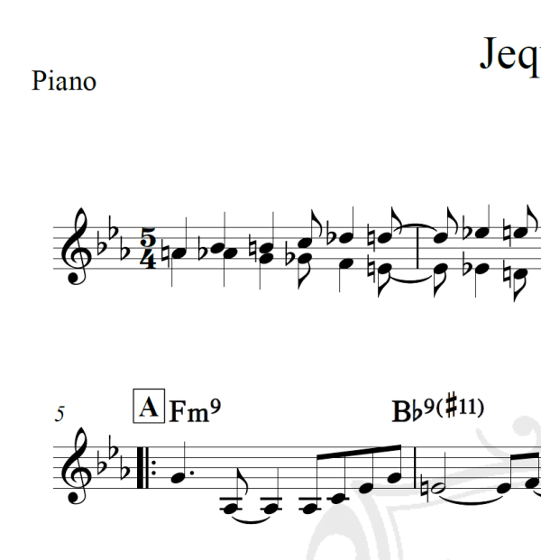 Jequibau - Mario Albanese - Piano