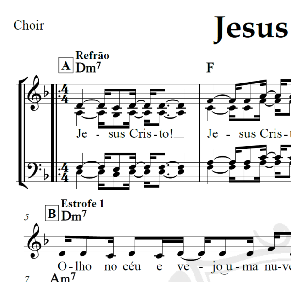 Jesus Cristo/Todos estão surdos - Roberto Carlos - Arranjo Coral