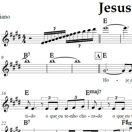 Jesus Salvador - Roberto Carlos - Piano/Vocal