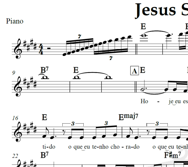 Jesus Salvador - Roberto Carlos - Piano/Vocal