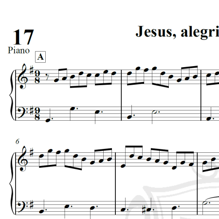 Jesus, alegria dos homens - Bach - Arranjo Coral