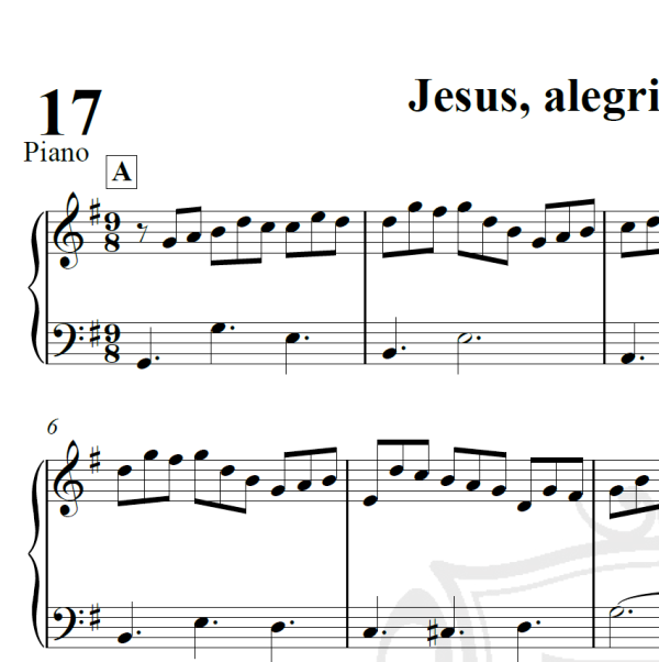 Jesus, alegria dos homens - Bach - Arranjo Coral