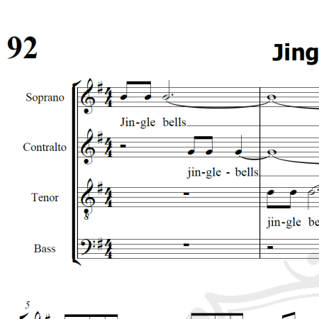 Jingle Bells - Arranjo Coral