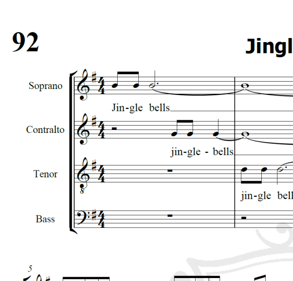 Jingle Bells - Arranjo Coral