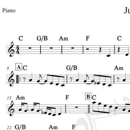 Jubel - Klingande - Piano