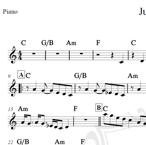 Jubel - Klingande - Piano