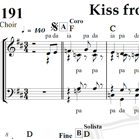 Kiss from a rose - Seal - Arranjo Coral
