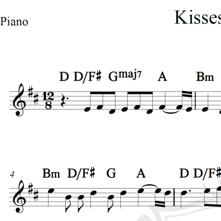 Kisses and Cake - John Powell - Piano