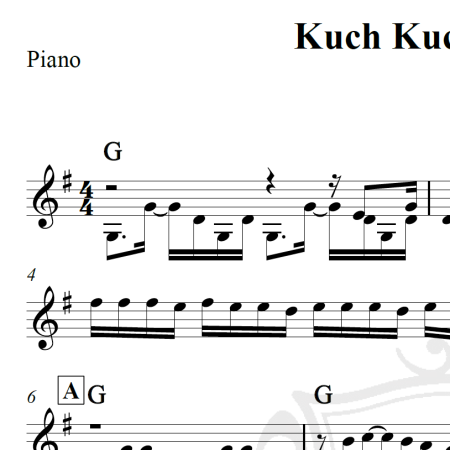 Kuch Kuch Hota Hai - Piano