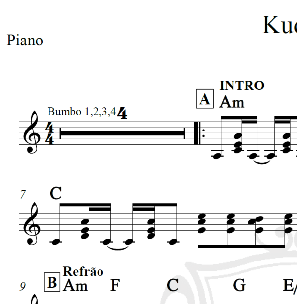 Kuduro - Latino - Cifra