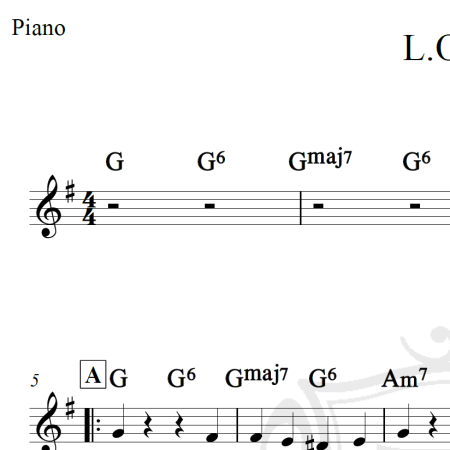 L.O.V.E. - Nat King Cole - Piano/Vocal