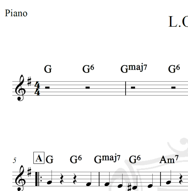 L.O.V.E. - Nat King Cole - Piano/Vocal