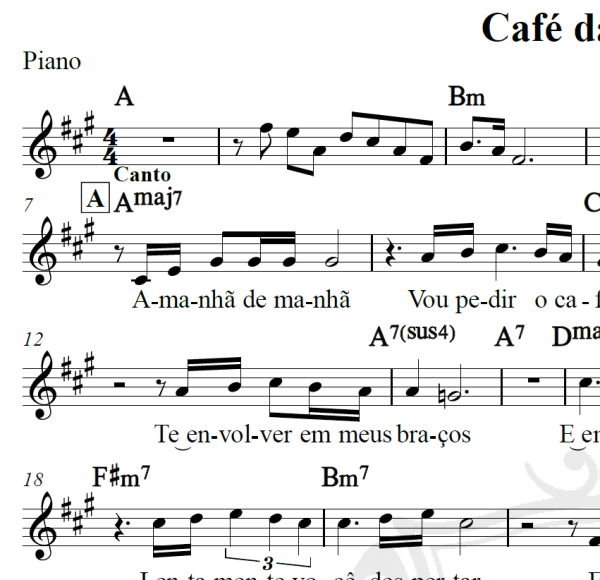 Café da manhã - Roberto Carlos - Piano/Vocal