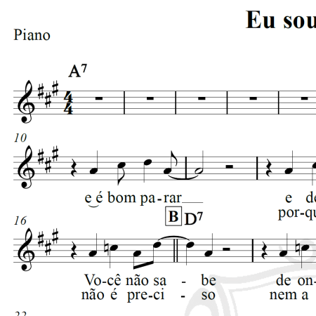 Eu sou terrível - Roberto Carlos- Piano/Vocal