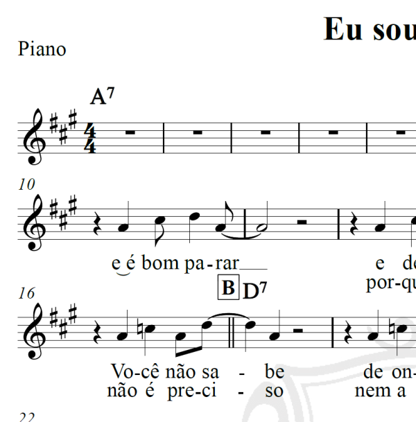 Eu sou terrível - Roberto Carlos- Piano/Vocal