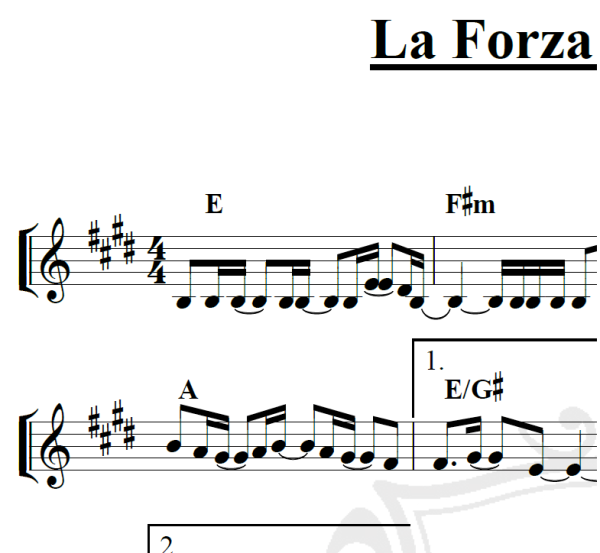 La Forza Della Vita - Laura Pausini - Piano