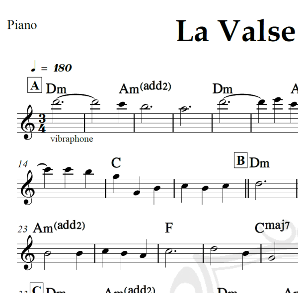 La Valse d'Amelie - Yann Tiersen - Piano