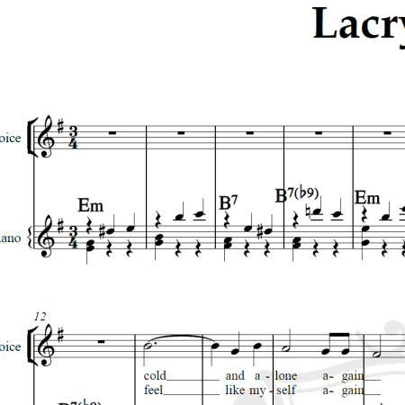 Lacrymosa - Evanescence - Arranjo Coral