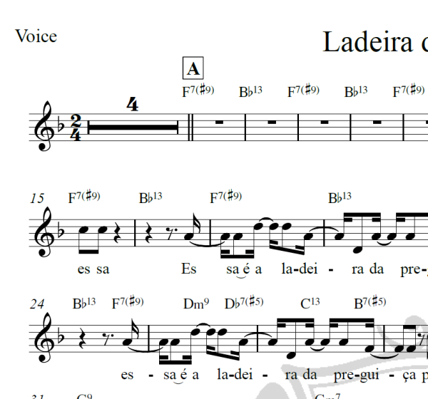 Ladeira da preguiça - Elis Regina - Piano/Vocal