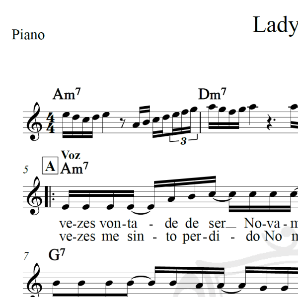 Lady Laura - Roberto Carlos - Piano/Vocal