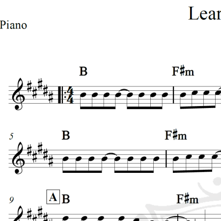 Learn to fly - Foo Fighters - Piano/Vocal