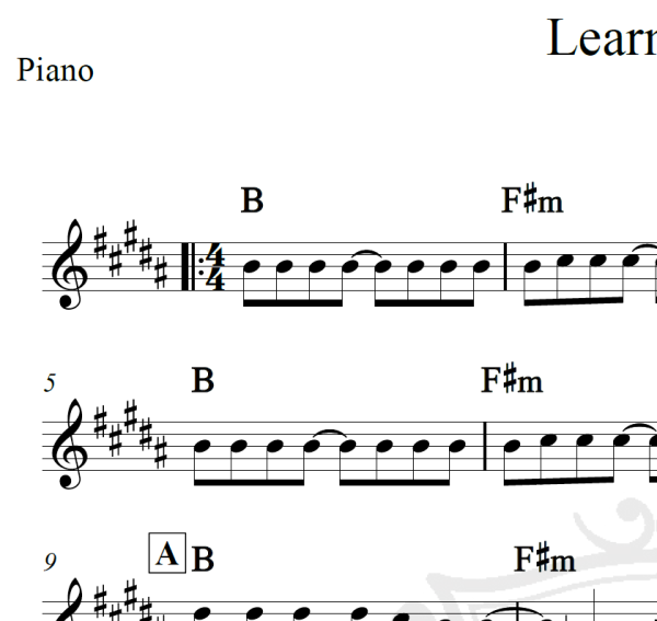 Learn to fly - Foo Fighters - Piano/Vocal