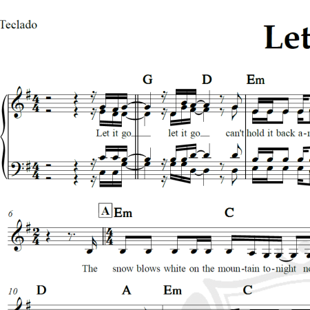 Let it go - Demi Lovato - Arranjo Coral