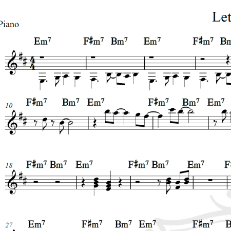 Let's groove - Earth, Wind and Fire - Cifra