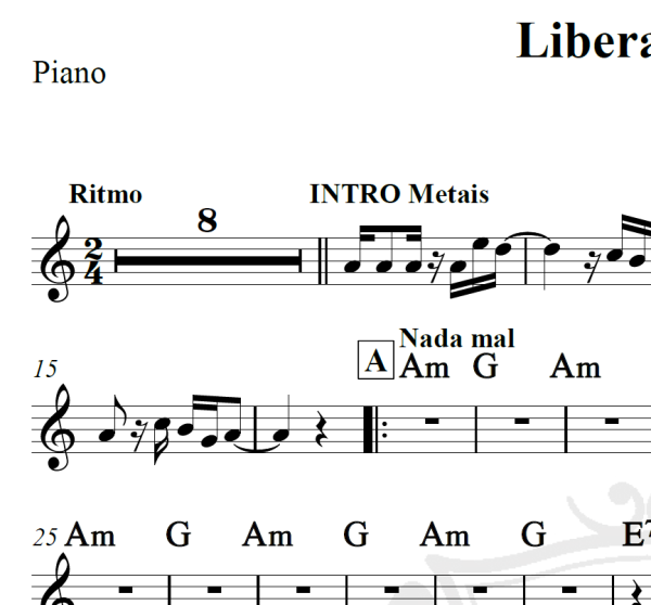 Liberar geral - Terra Samba - Cifra